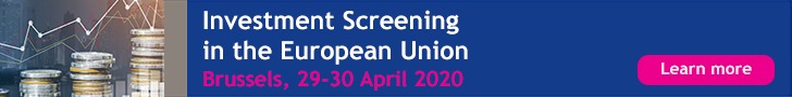 ERA Investment Screening in the European Union, Brussels, 29-30 April