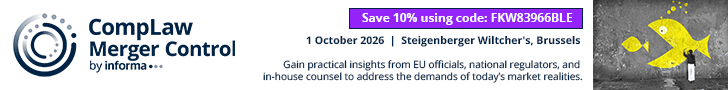CompLaw: Merger Control 2026